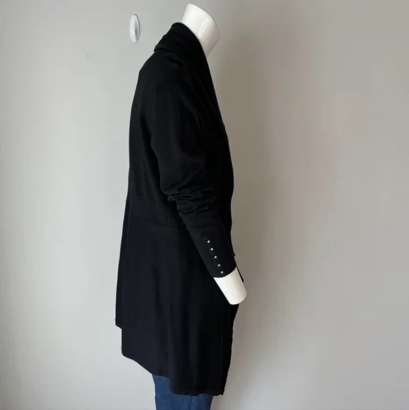 White House Black Market Ribbed Sweater in Black size Large - Picture 3 of 10